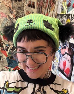 MW+HS Poms Beanie